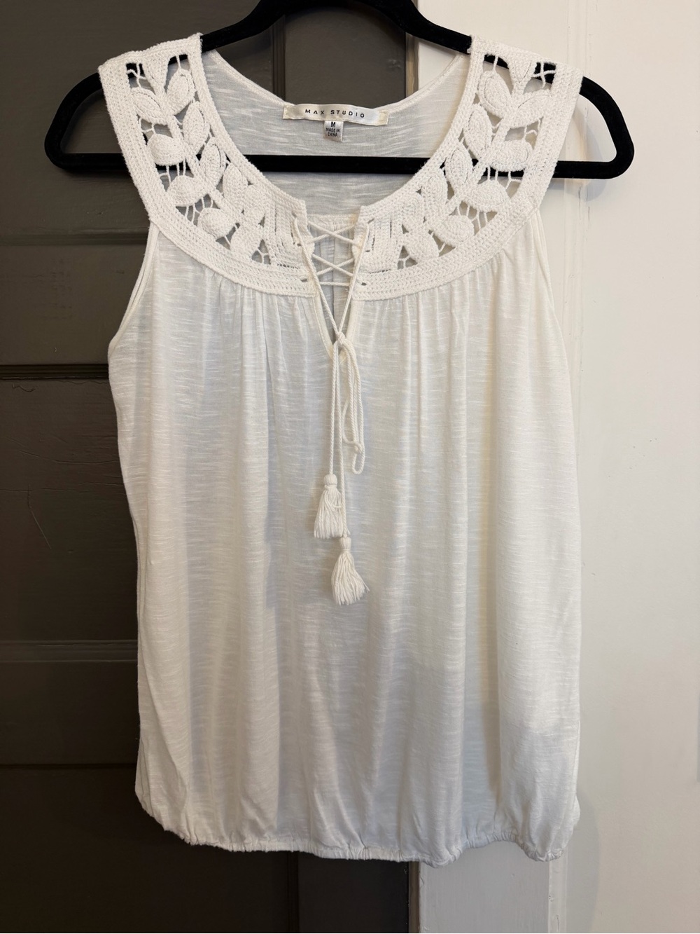Max Studio White Blouse